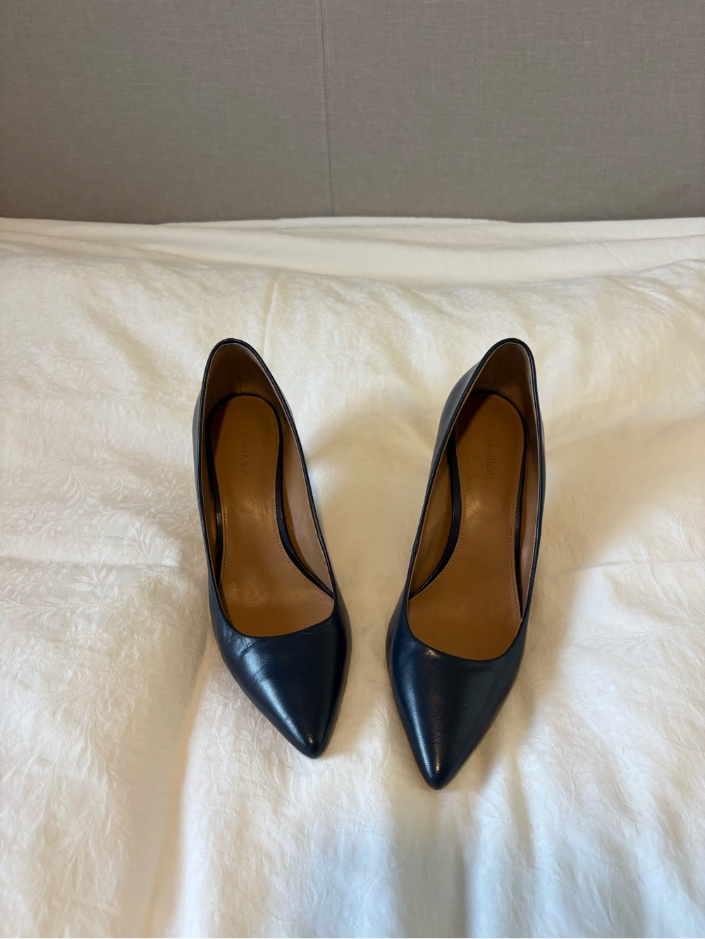 Calvin Klein Navy Pointed-Toe Women’s Pumps